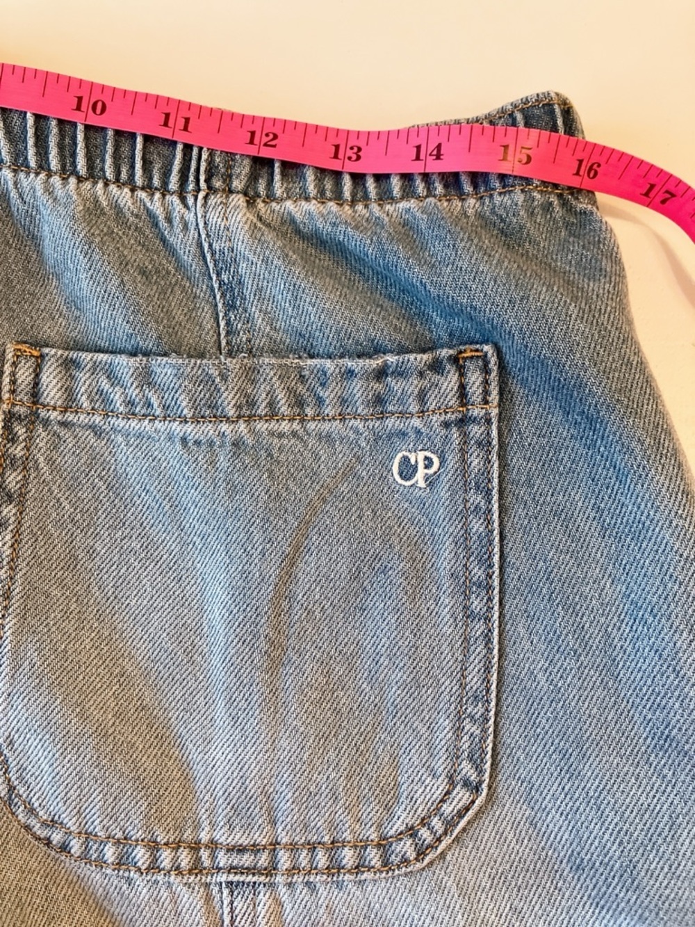 Celebrity-Pink Pull-On High-Rise Wide-Leg Jeans Elastic Small - Picture 6 of 10